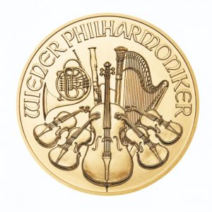 Wiedeński Filharmonik 2022 - 1/4 uncji złota - Rewers
