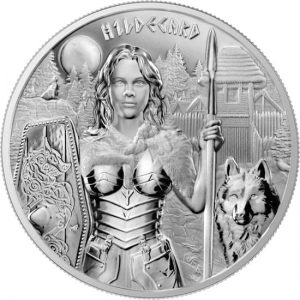 Hildegard Valkyries 2022 1 uncja srebra - Rewers