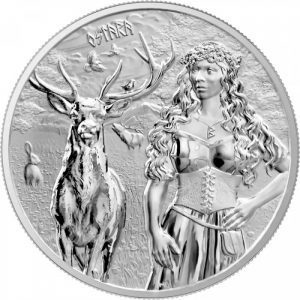 Ostara Valkyries 2023 - 1 uncja srebra - Rewers