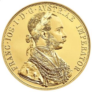 Czworak 4 Dukaty Austriackie 1915 Nowe bicie - Rewers